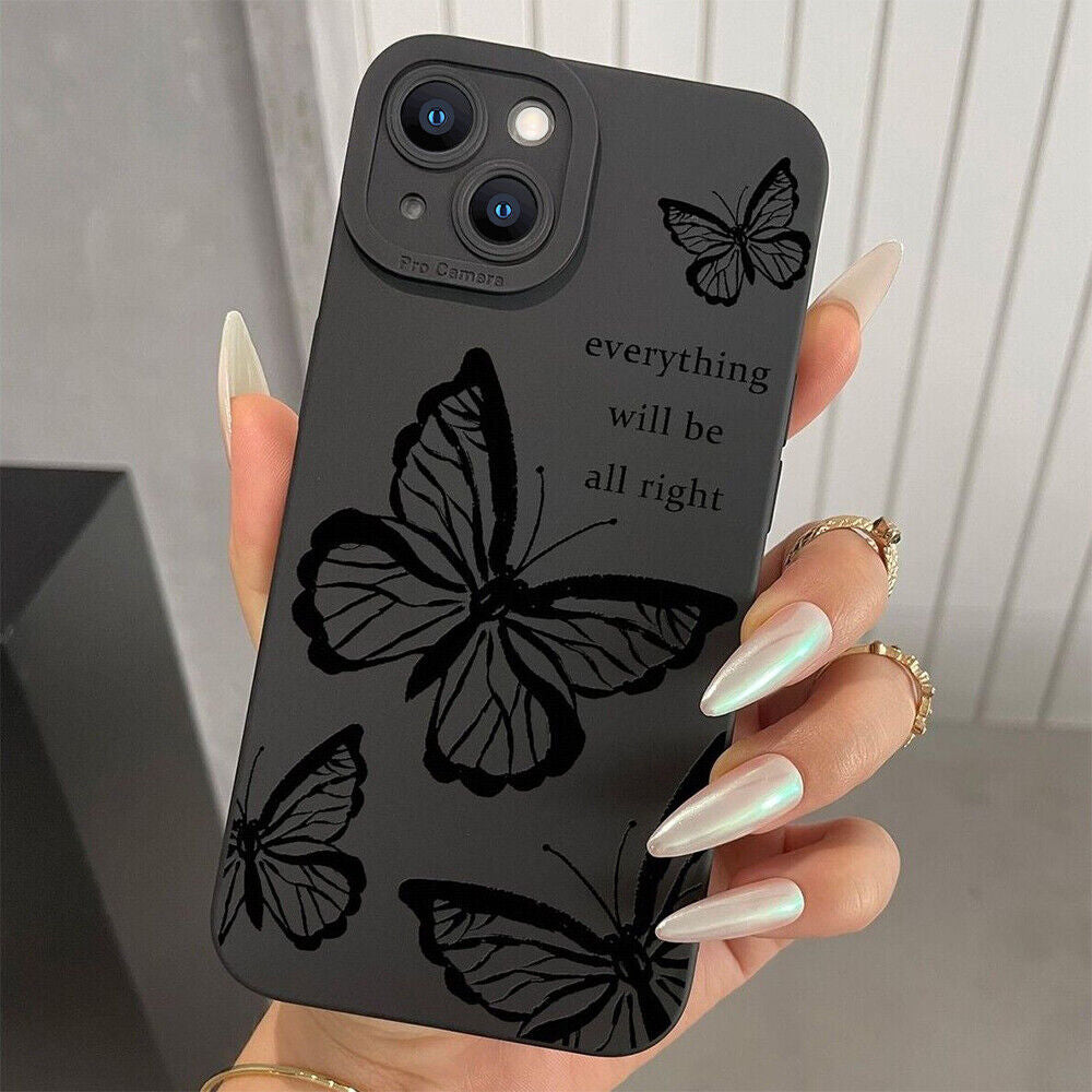 Cool Case for Iphone 16 17 Pro Max 15 14 13 12 Shockproof Silicone Matte Cover