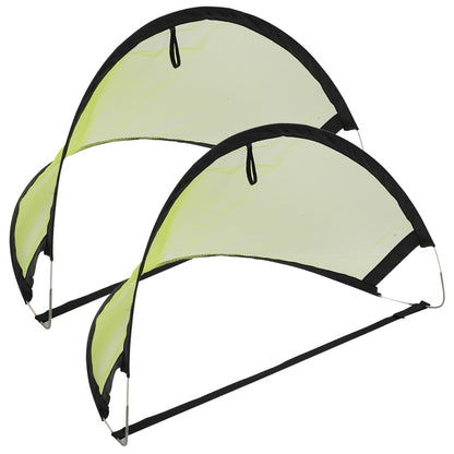 Instant Pop up Childrens Football Goal Set Portable Foldable Indoor Outdoor