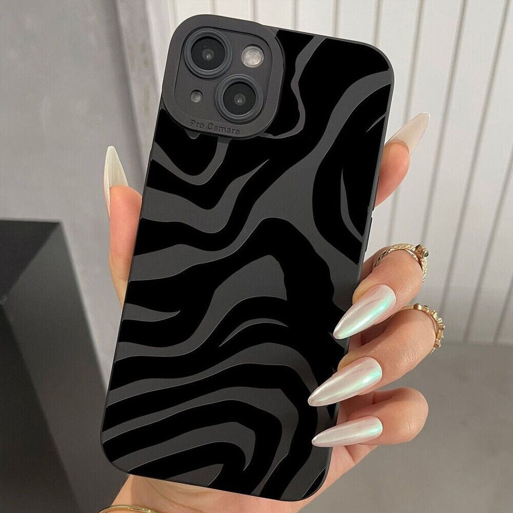 Cool Case for Iphone 16 17 Pro Max 15 14 13 12 Shockproof Silicone Matte Cover